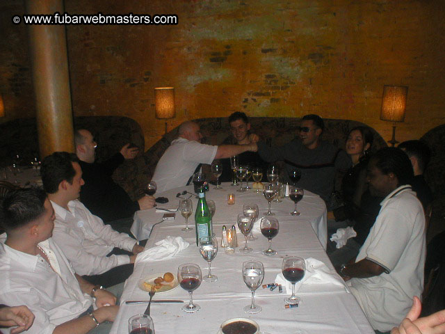 Special Invitational Webmaster Dinner 2002