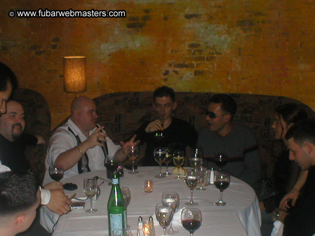 Special Invitational Webmaster Dinner 2002