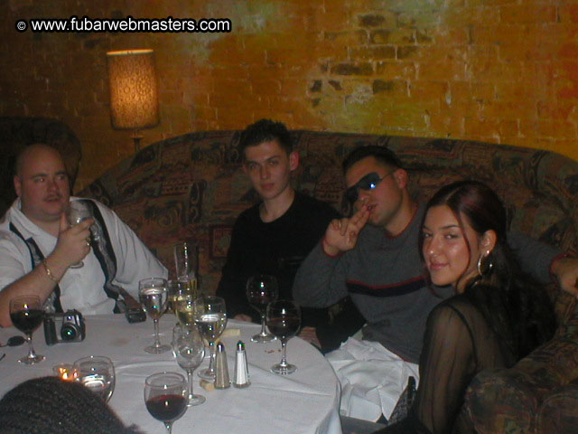 Special Invitational Webmaster Dinner 2002