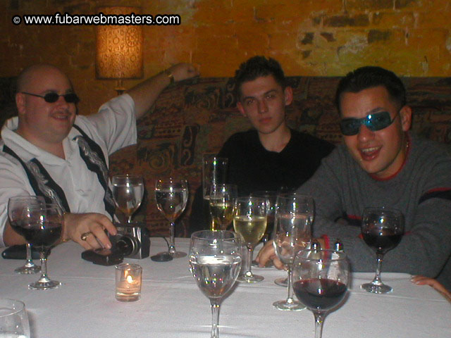 Special Invitational Webmaster Dinner 2002