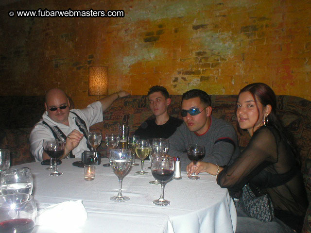 Special Invitational Webmaster Dinner 2002