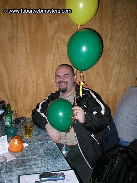 Hungryman's Birthday Bash - held at Hemmingway's in Toronto November 15, 2002