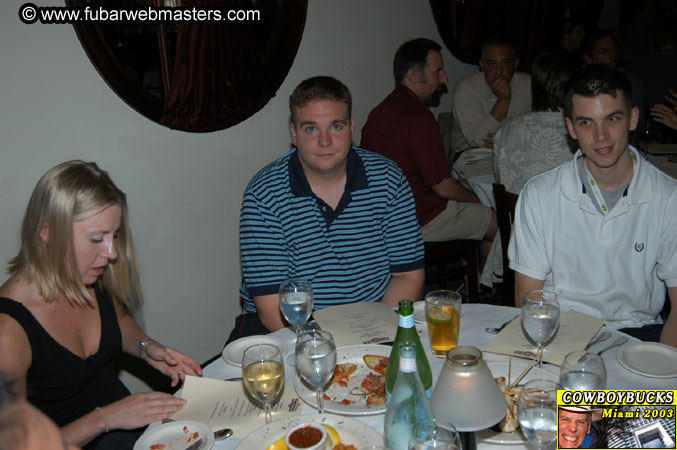 TGP VIP Dinner 2003