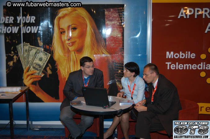 World Telemedia show floor 2004