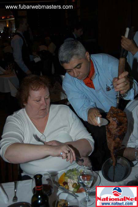 Dinner at Fogo de Chao 2004