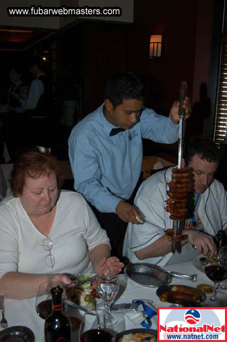 Dinner at Fogo de Chao 2004