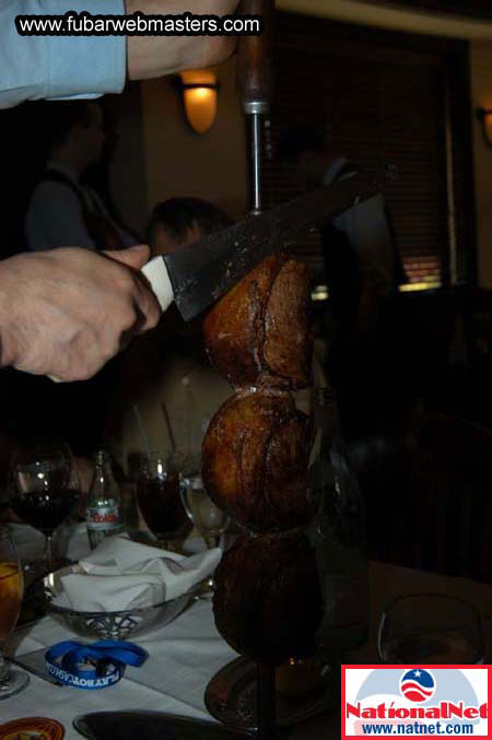 Dinner at Fogo de Chao 2004