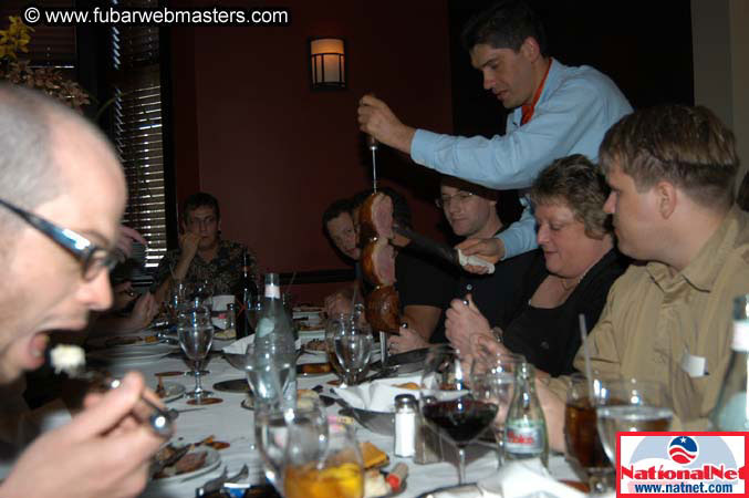 Dinner at Fogo de Chao 2004