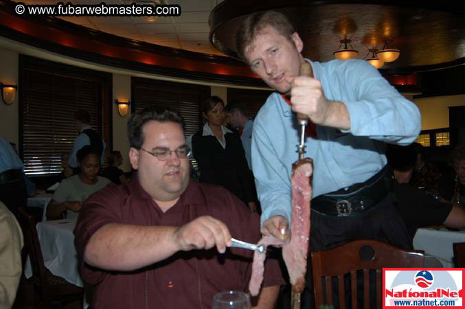 Dinner at Fogo de Chao 2004