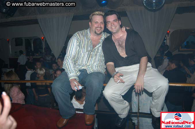 The afterparty at the Velvet Room 2004