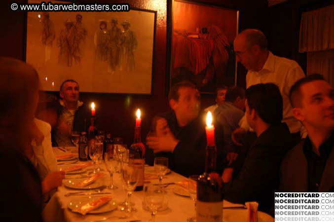 VIP After-party Dinner @ Cuneo's 2004