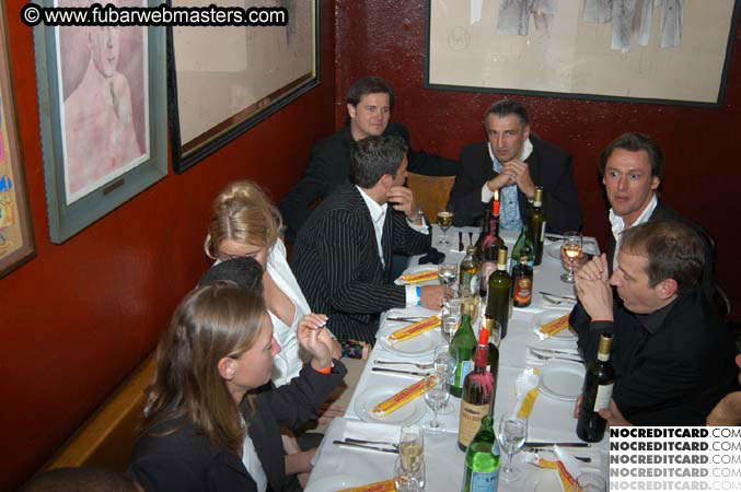 VIP After-party Dinner @ Cuneo's 2004