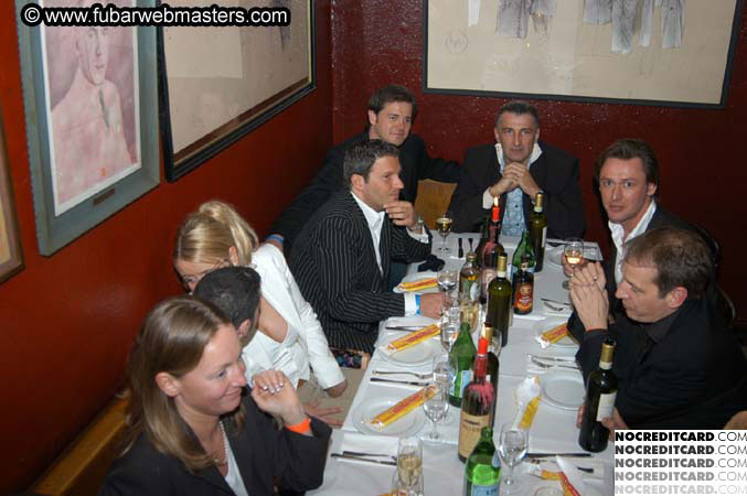 VIP After-party Dinner @ Cuneo's 2004