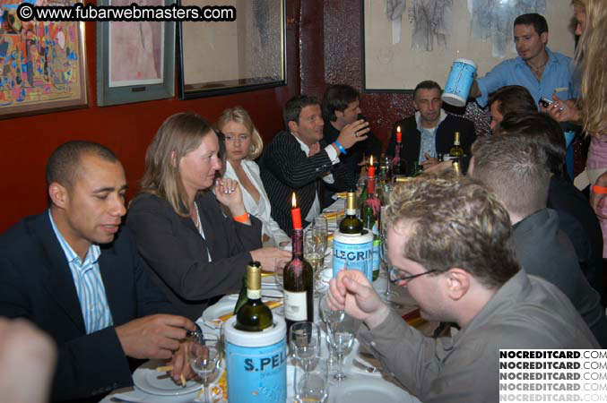 VIP After-party Dinner @ Cuneo's 2004