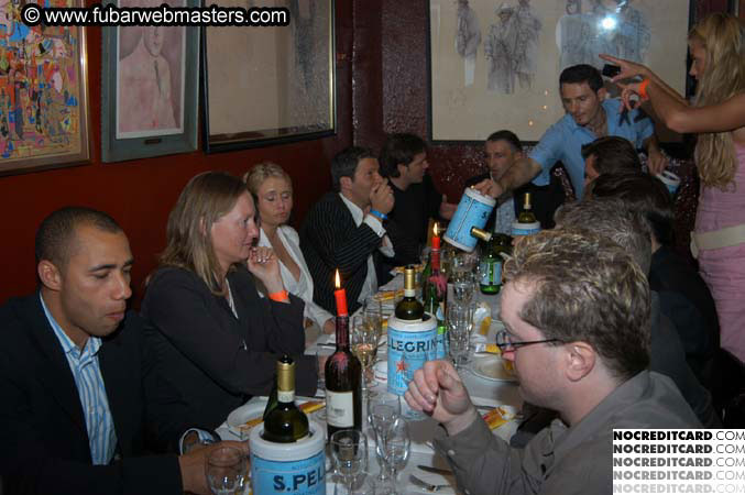 VIP After-party Dinner @ Cuneo's 2004