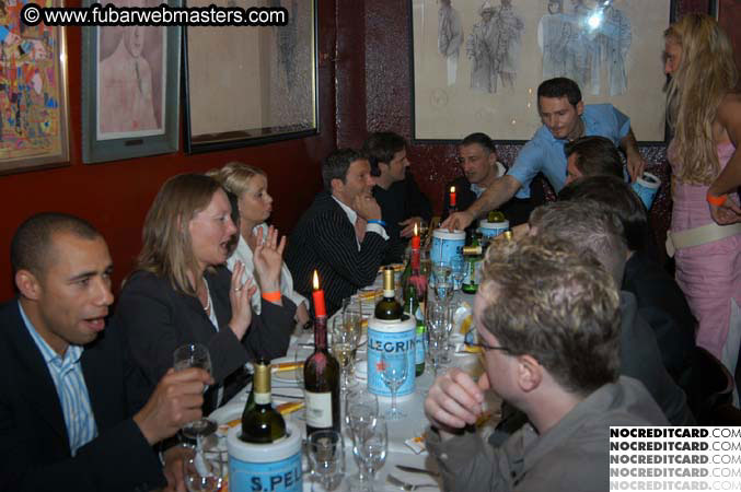 VIP After-party Dinner @ Cuneo's 2004