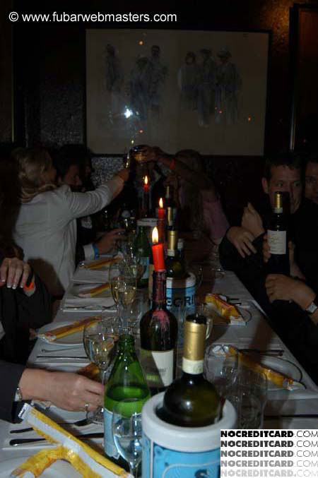 VIP After-party Dinner @ Cuneo's 2004