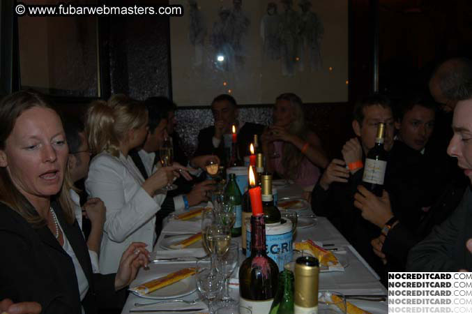 VIP After-party Dinner @ Cuneo's 2004