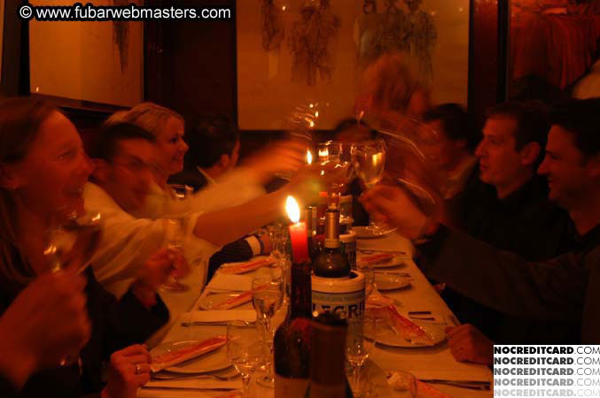 VIP After-party Dinner @ Cuneo's 2004