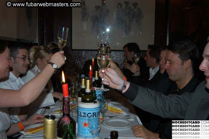 VIP After-party Dinner @ Cuneo's 2004