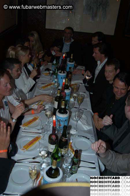 VIP After-party Dinner @ Cuneo's 2004