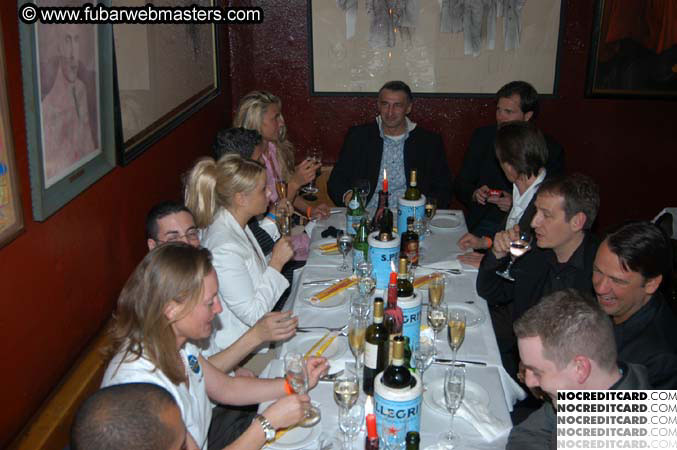 VIP After-party Dinner @ Cuneo's 2004