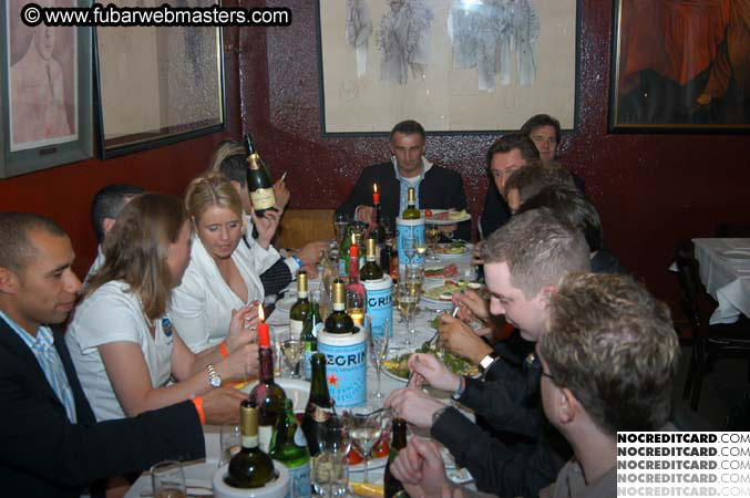 VIP After-party Dinner @ Cuneo's 2004