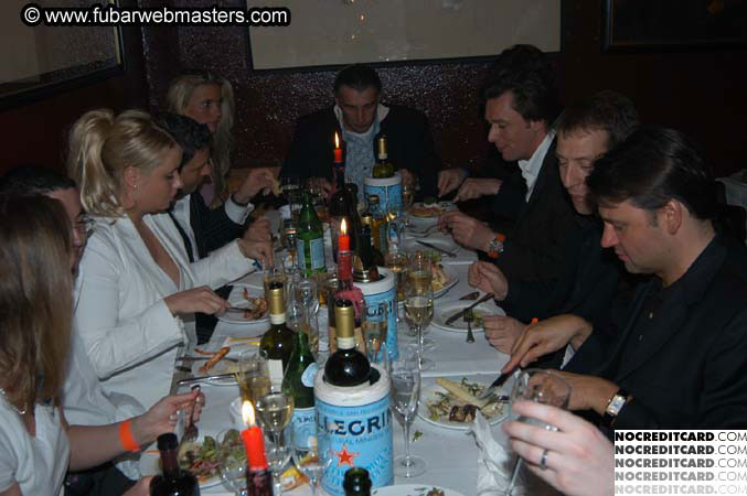 VIP After-party Dinner @ Cuneo's 2004