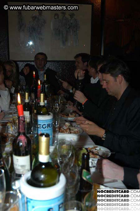 VIP After-party Dinner @ Cuneo's 2004