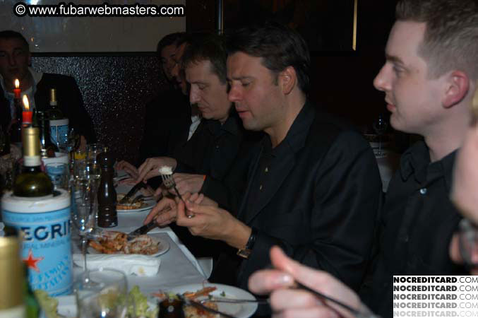 VIP After-party Dinner @ Cuneo's 2004