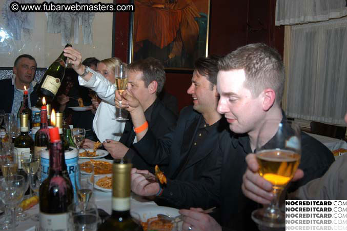 VIP After-party Dinner @ Cuneo's 2004