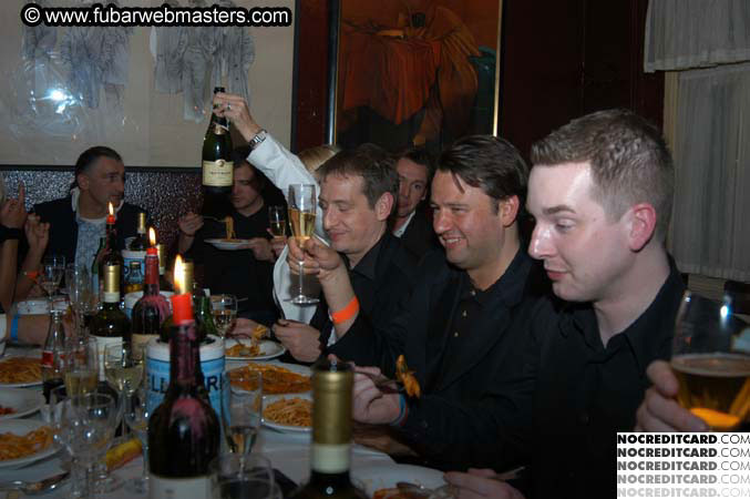 VIP After-party Dinner @ Cuneo's 2004