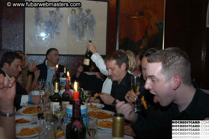 VIP After-party Dinner @ Cuneo's 2004