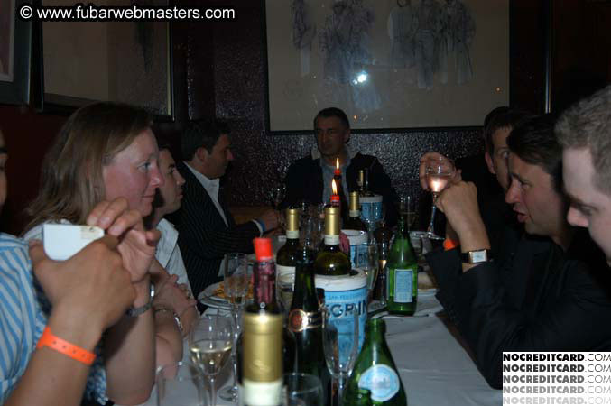 VIP After-party Dinner @ Cuneo's 2004