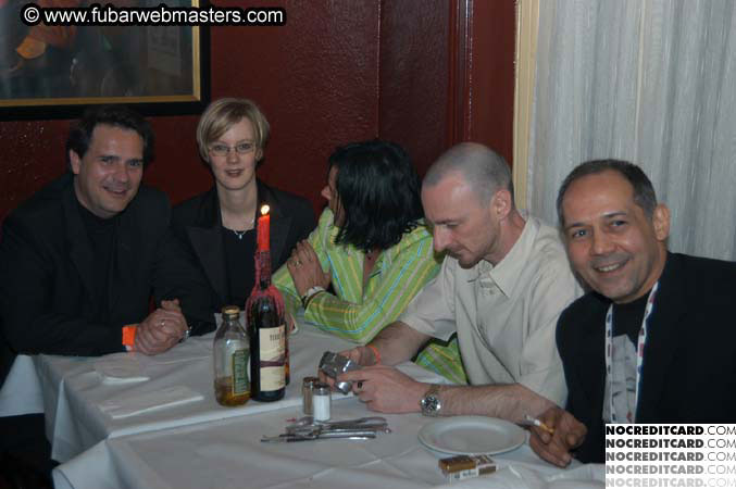 VIP After-party Dinner @ Cuneo's 2004