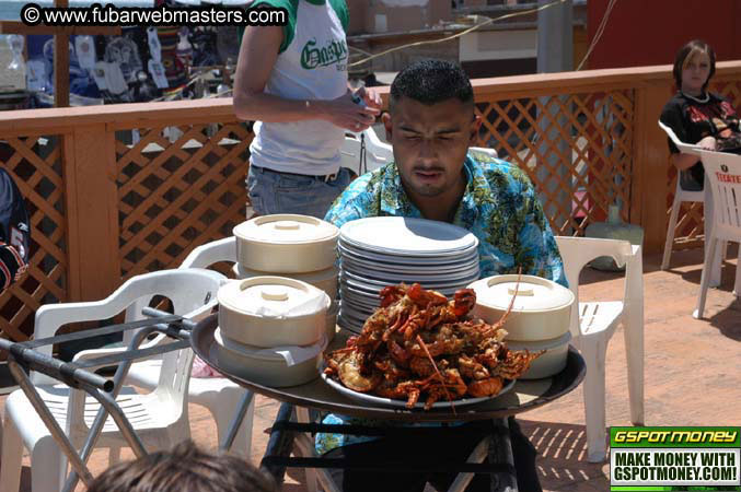 Lobster Lunch in Puerto Nuevo 2004