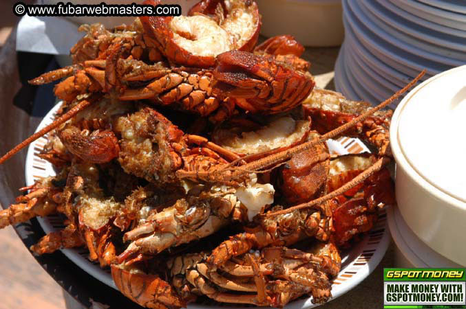 Lobster Lunch in Puerto Nuevo 2004