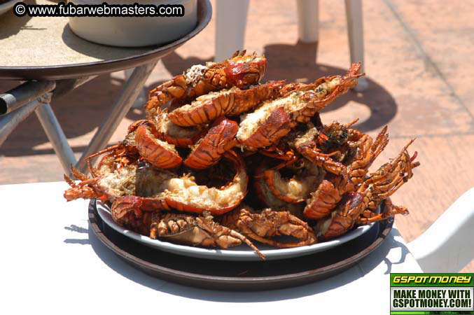 Lobster Lunch in Puerto Nuevo 2004