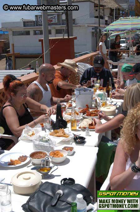 Lobster Lunch in Puerto Nuevo 2004