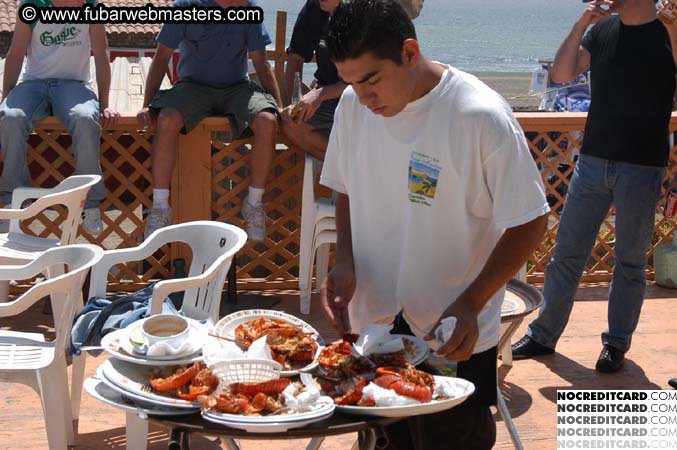 Lobster Lunch in Puerto Nuevo 2004