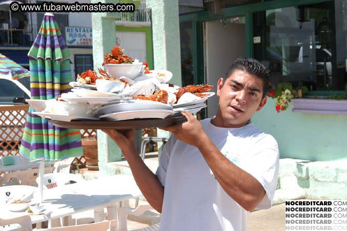 Lobster Lunch in Puerto Nuevo 2004