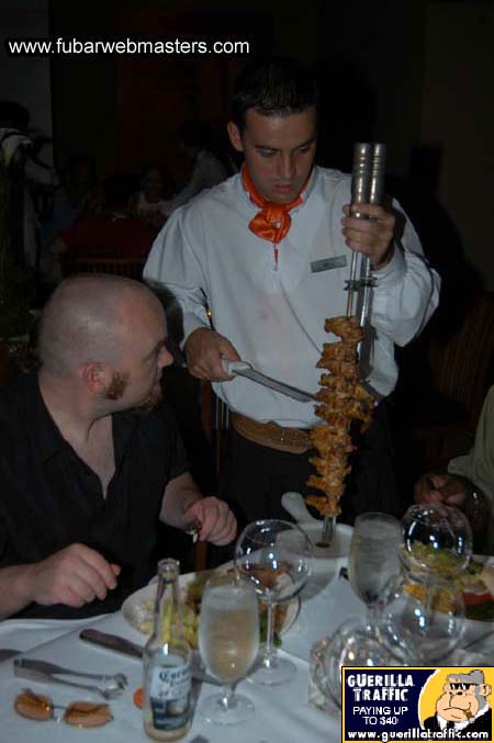 Dinner at Chima Brazilian Steakhouse 2004