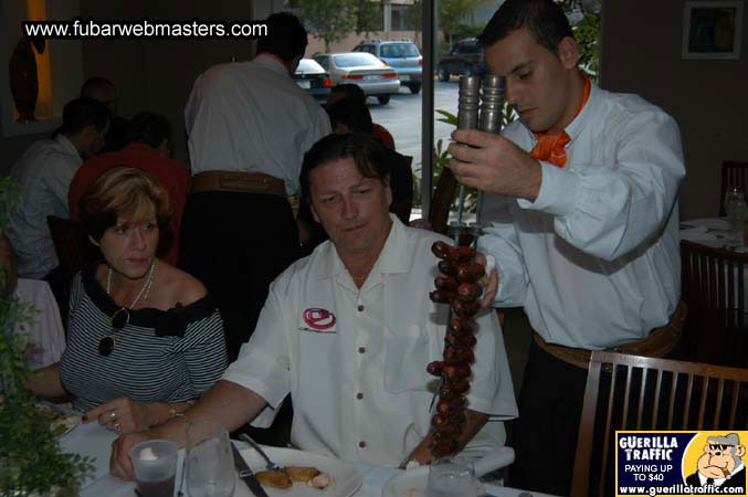 Dinner at Chima Brazilian Steakhouse 2004