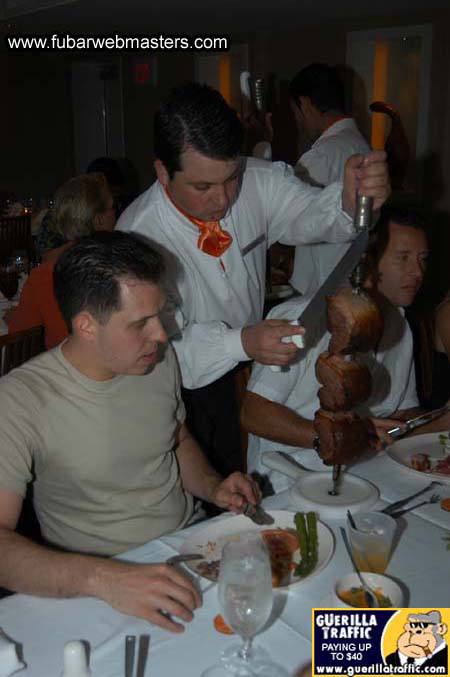 Dinner at Chima Brazilian Steakhouse 2004