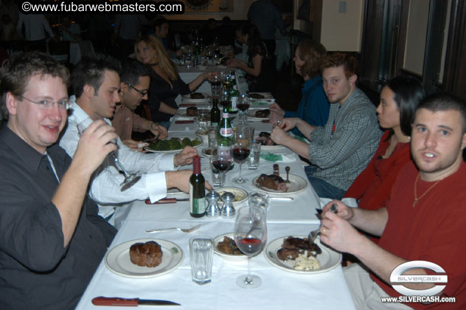 Dinner at Smith & Wollensky's 2005