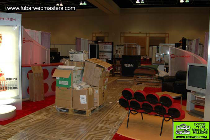 The Show Floor Setup 2005