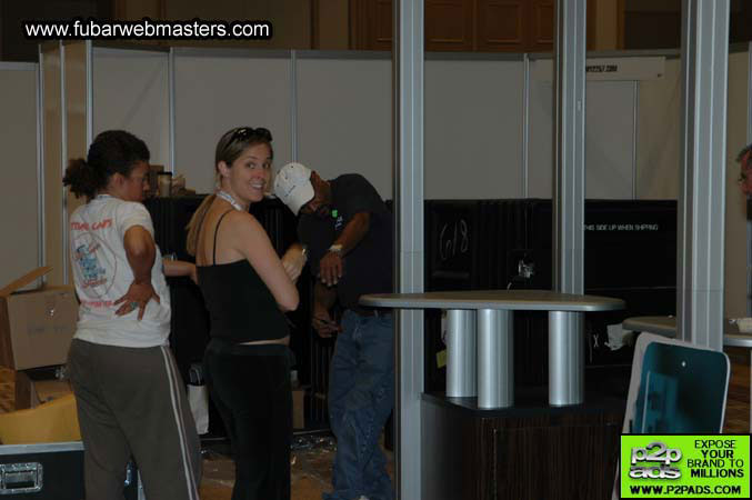 The Show Floor Setup 2005