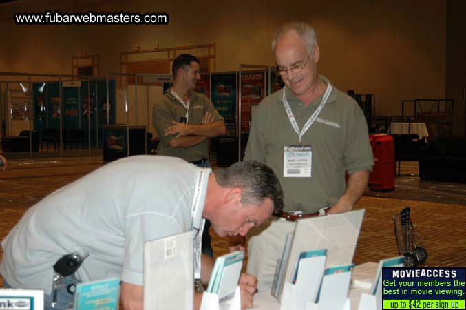 The Show Floor Setup 2005