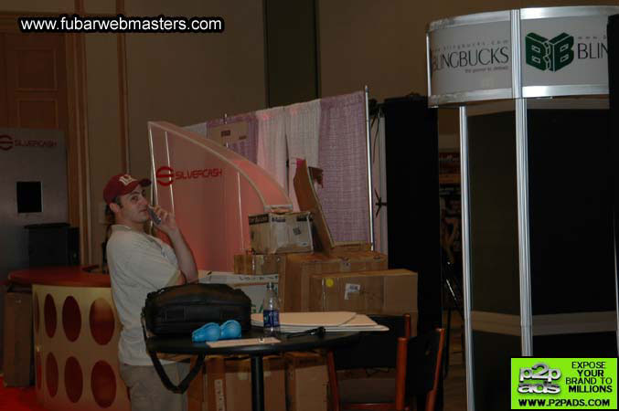 The Show Floor Setup 2005