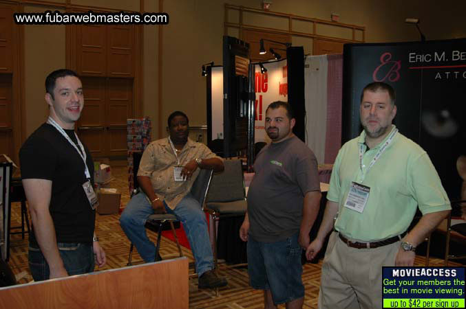 The Show Floor Setup 2005